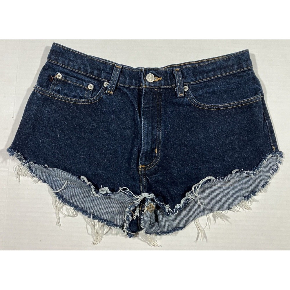 Ralph Lauren Polo Jeans Company Saturday Jean Shorts Distressed Womens Size 8